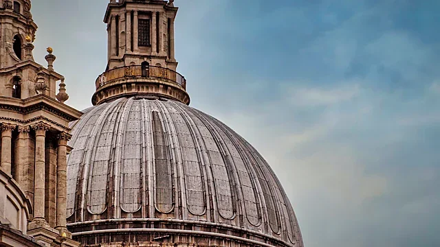 Capitol dome against a cloudy sky