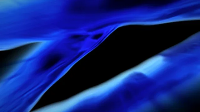 Blue light streaks on a dark background