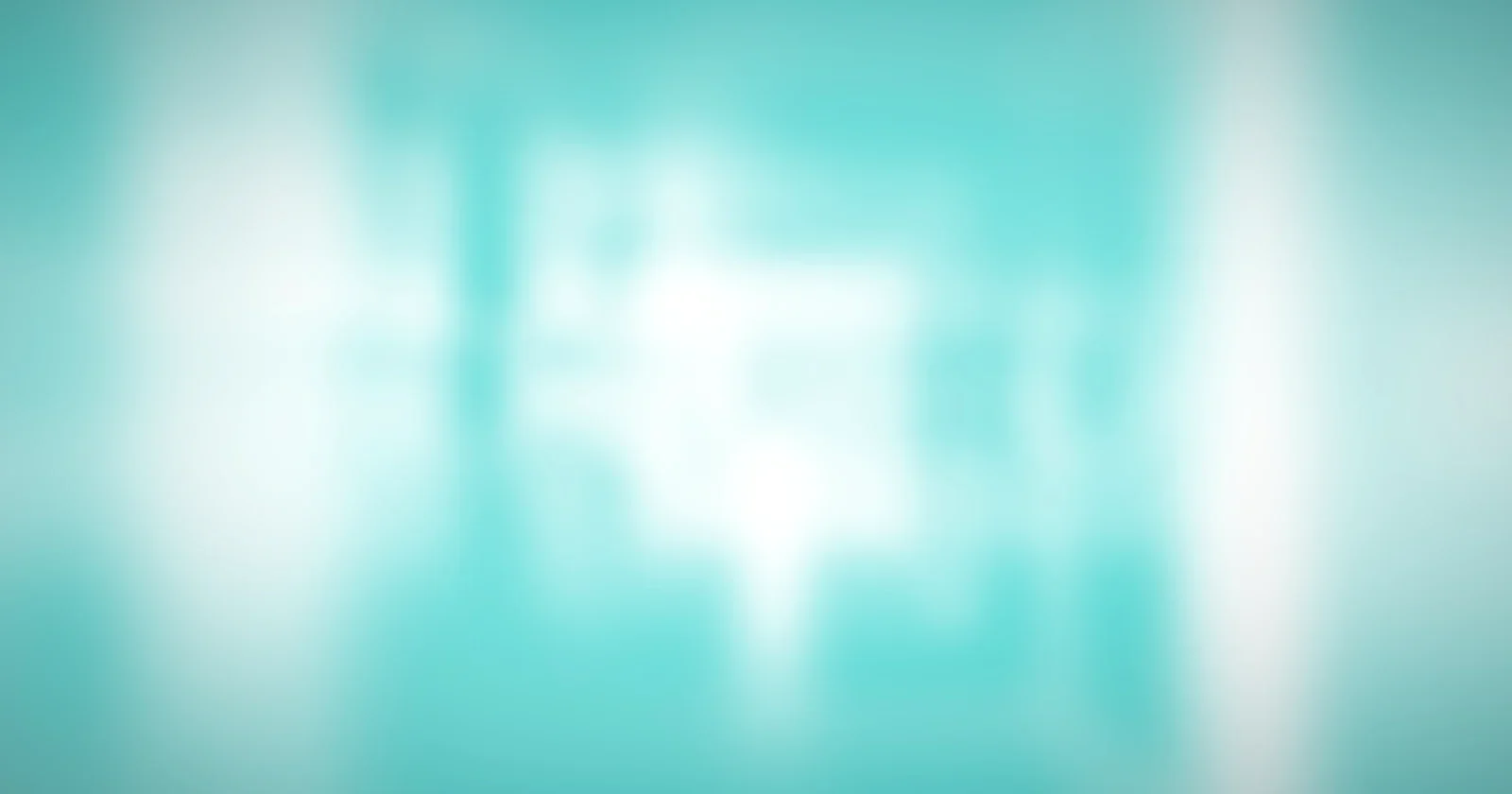 Soft teal abstract wave forms on a dark field