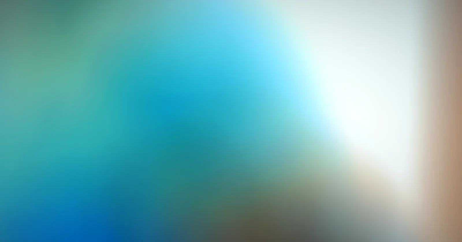 Deep teal abstract wave forms on a dark field