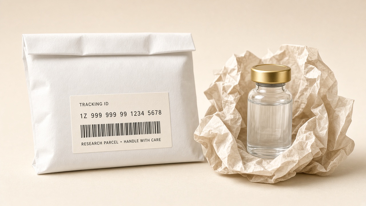 Discreet tracked BioLabs parcel