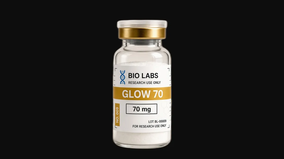 Catalog product pack image for GLOW 70 Is a Named Catalog Blend, Not a CAS Number — research use only
